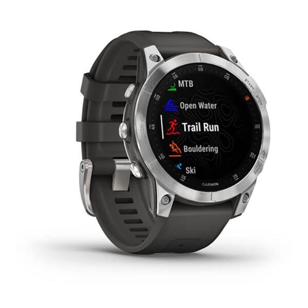 GARMIN Epix Slate Gen 2, GPS Multisport Smartwatch, Met 1,3-Inch AMOLED-Scherm, 30 Sport-Apps, Tot 16 Dagen Batterijduur, Muziekopslag, Garmin Pay, Roestvrij Staal