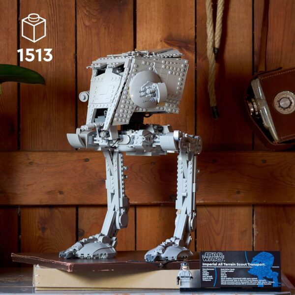 LEGO Star Wars AT-ST Walker Bouwset voor Volwassenen, Ultimate Collector Series Bouwmodel, Displayset om te Verzamelen, Cadeau voor je Partner en Echte Fans 75417