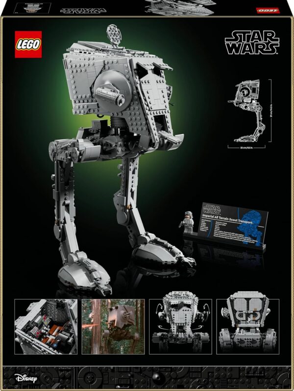 LEGO Star Wars AT-ST Walker Bouwset voor Volwassenen, Ultimate Collector Series Bouwmodel, Displayset om te Verzamelen, Cadeau voor je Partner en Echte Fans 75417