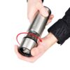 PEUGEOT Elis Sense elektrische molenset peper/zout, maalgraadinstelling u'Select, hoogte: 20 cm, roestvrij staal, zilver, 2/27162
